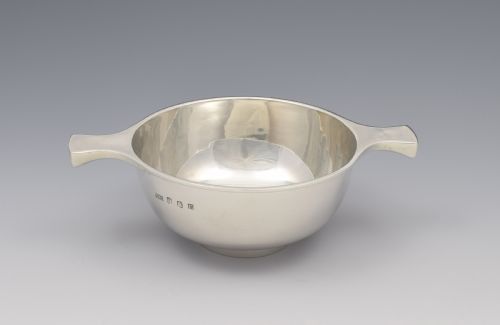 fig 1. George V Scottish Silver Quaich Edinburgh Brook & Son