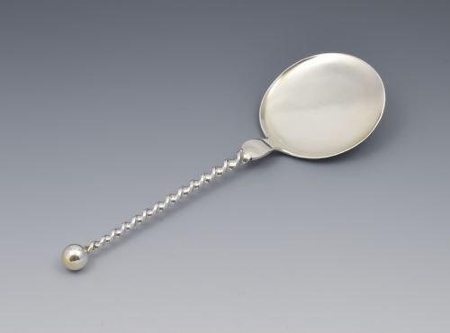 Marius Hammer Norwegian Silver Tomato Server Spoon C.1910