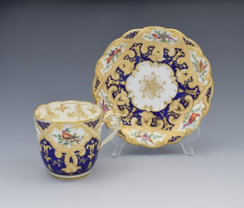 Lovely 19th Century Ridgway Porcelain Cup & Saucer