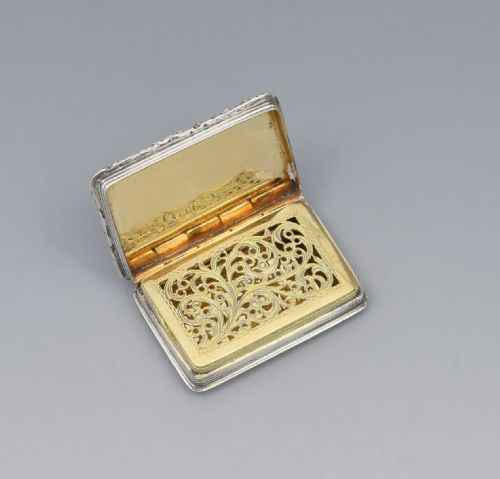 Georgian Silver Vinaigrette Nathaniel Mills 1827