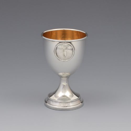 Art Deco Silver Golfer Egg Cup London 1931 Golf