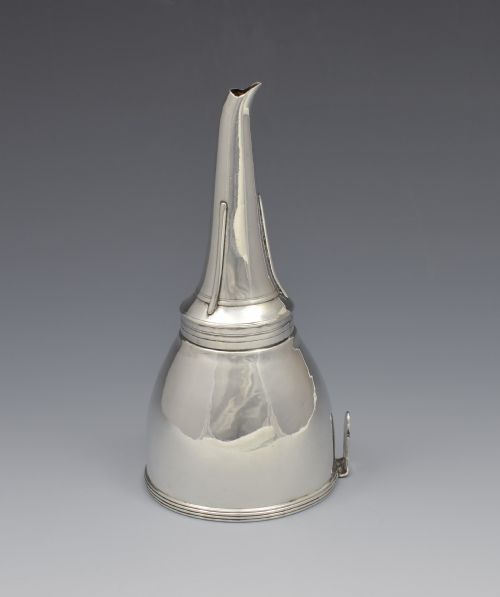 George III Silver 2 Part Wine Funnel John Emes 1803