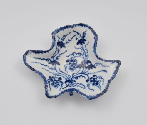 Bow Porcelain Fruiting Vine Pickle Dish C.1760