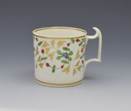 Derby Porcelain Coffee Can London Handle, C.1815