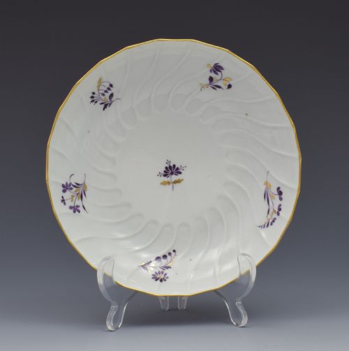 fig 1. Flight & Barr Period Worcester Porcelain Shanked Coffee Cup & Saucer