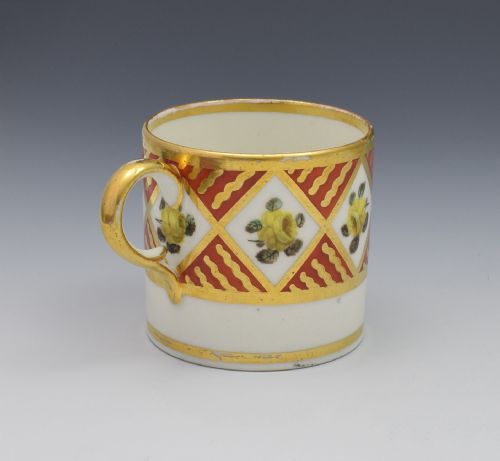 fig 1. Georgian Derby Porcelain Coffee Can c.1810 Pattern 591