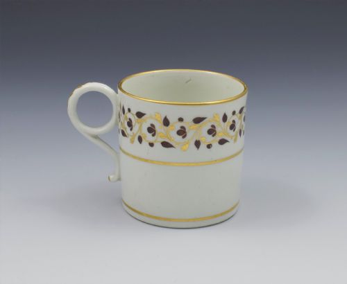 Georgian Worcester Barr Period Porcelain Coffee Can C.1800