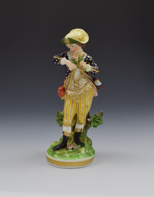 Bloor Derby Porcelain Figure French Seasons Spring N123