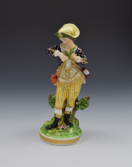 fig 1. Bloor Derby Porcelain Figure French Seasons Spring N123