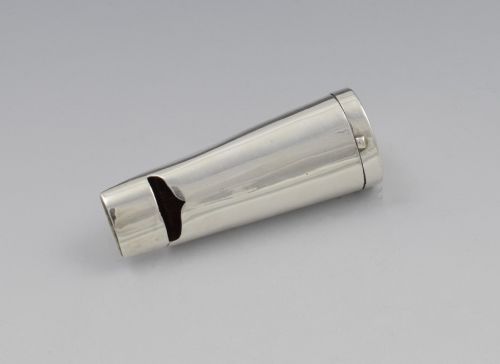 Edwardian Silver Novelty Combination Whistle & Vesta Case