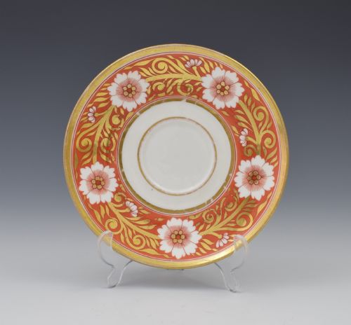 fig 1. Spode Etruscan Cup & Saucer Serpent Handle c.1817 Pattern 878