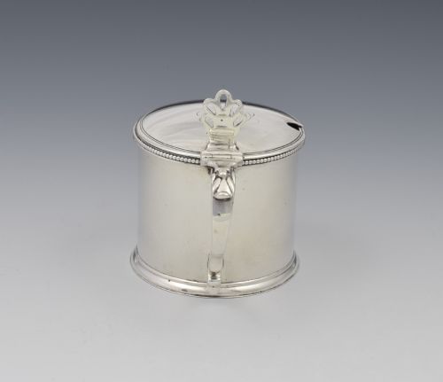fig 2. Georgian Silver Drum Mustard Pot Robert Hennell 1782