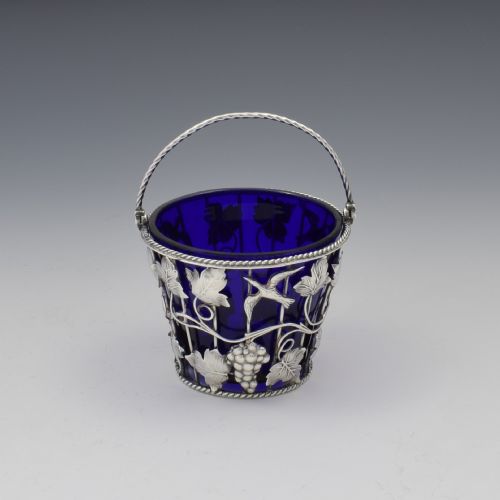 Georgian Silver Wirework Cream Pail / Sugar Basket C.1790