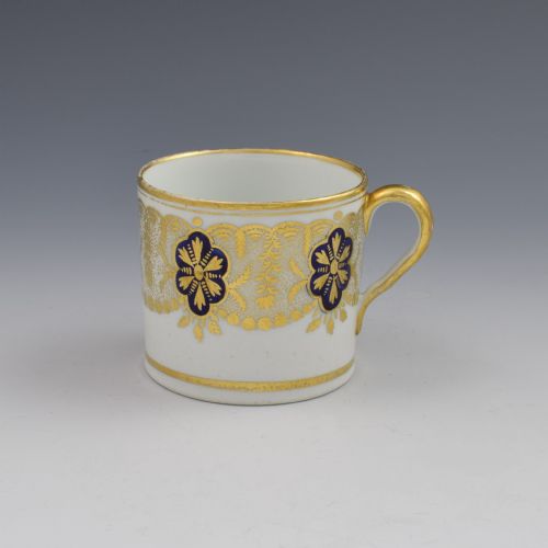 English Porcelain Coffee Can Probably Coalport C.1805