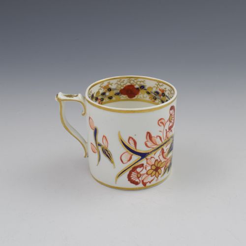 Georgian Derby Porcelain Imari Pattern Coffee Can, C.1820