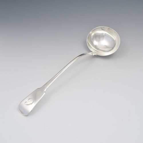 Fine George IV Silver Soup Ladle Henry & Charles Day London 1821