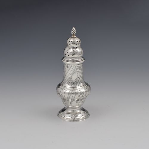 George III Silver Sugar / Pepper Caster Robert Palmer I 1777 Georgian
