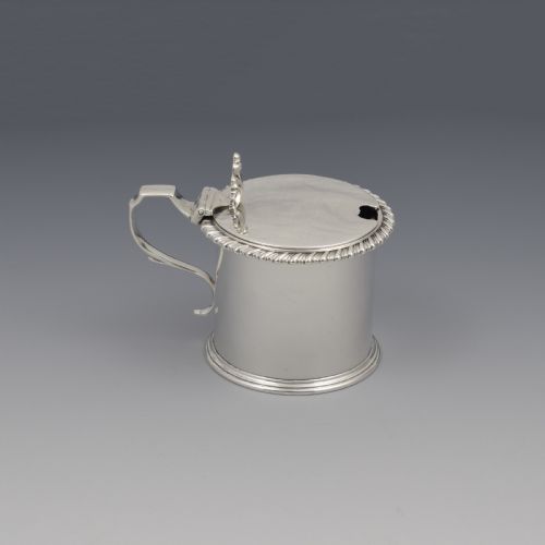 fig 1. Victorian Silver Drum Mustard Pot London 1866