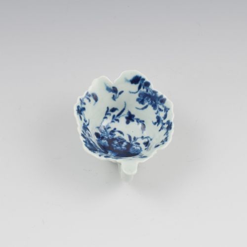 fig 1. First Period Worcester Porcelain Mansfield Butterboat c.1758