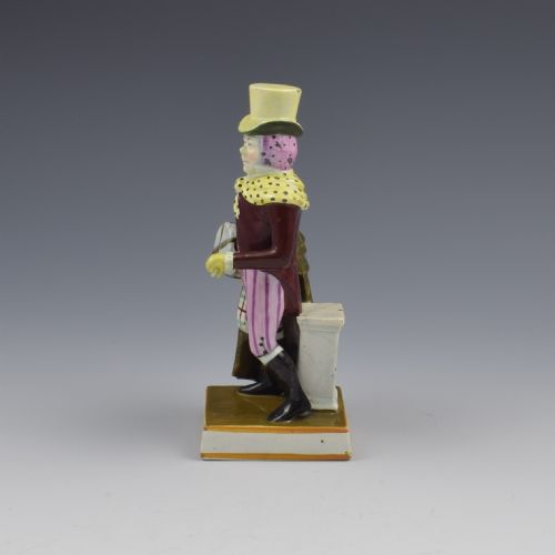 fig 2. Enoch Wood Staffordshire Pearlware Figure John Liston As Lubin Log