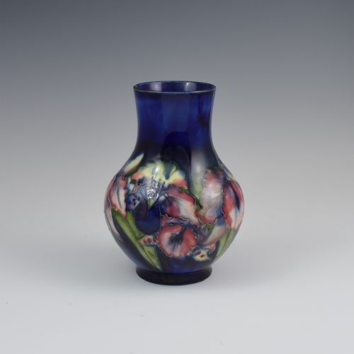 fig 1. William Moorcroft Blue Orchid 7