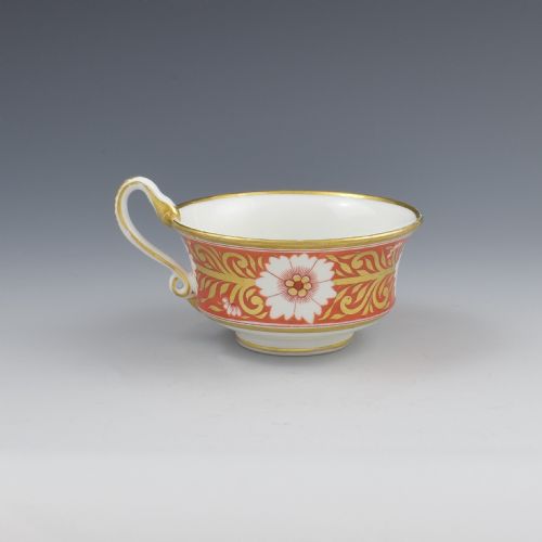 fig 1. Spode Etruscan Cup & Saucer Serpent Handle c.1817 Pattern 878