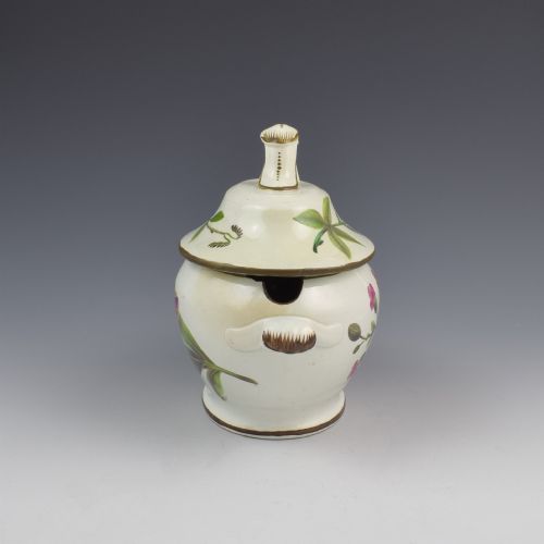 fig 1. Swansea Pearlware Botanical Sauce Tureen C.1810 B