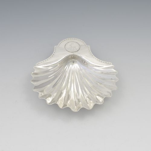 George III Silver Scallop Shell Butter Dish London 1782
