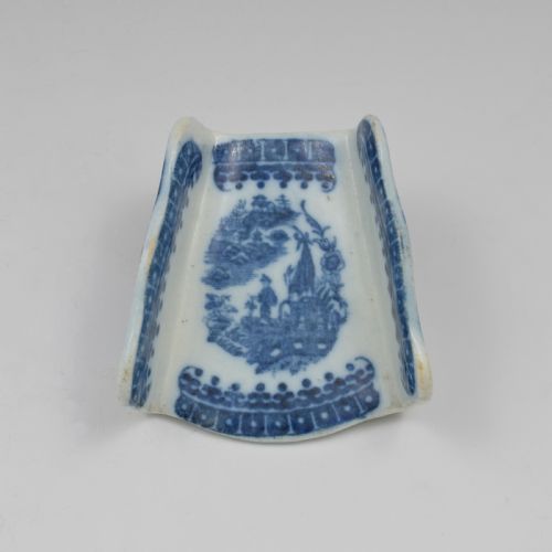 Caughley Porcelain Asparagus Server Fisherman Pattern C.1785 2