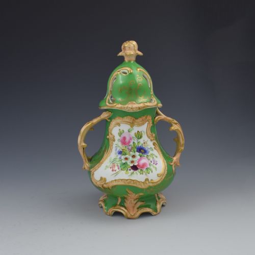 fig 2. Samuel Alcock Porcelain Pot Pourri Vase & Cover View Salisbury Cathedral