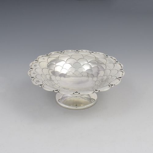 Stylish Silver Fish-scale Pattern Bonbon / Trinket Dish