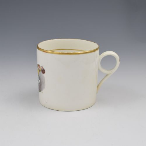 fig 1. Georgian Machin Bone China Adam Buck Style Coffee Can c.1810 1