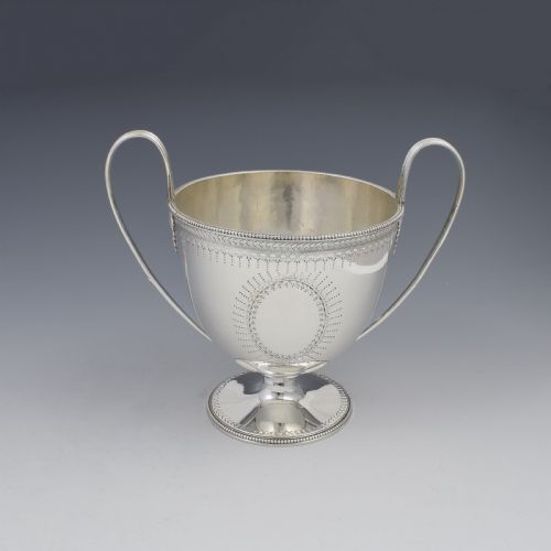 George III Silver Trophy Loving Cup Abraham Peterson & Peter Podio 1784