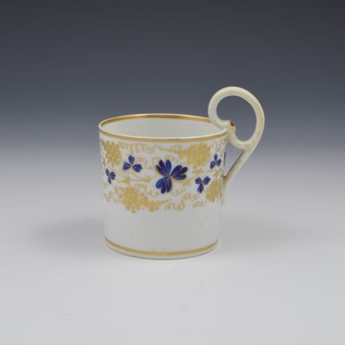 Derby Porcelain Coffee Can Kidney Handle C.1820