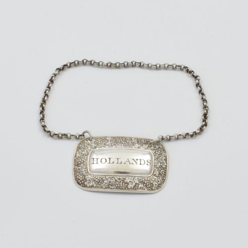 George IV Silver Hollands Decanter Wine Label