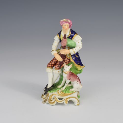 fig 1. Bloor Derby Porcelain Figure Shepherd
