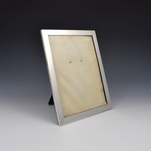 Large Antique Silver Photograph Frame London 1915