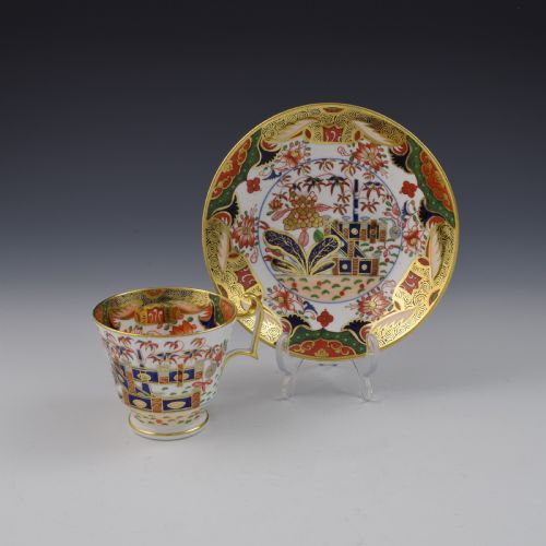 Spode Porcelain Imari Coffee Cup & Saucer Pattern 967 C.1810