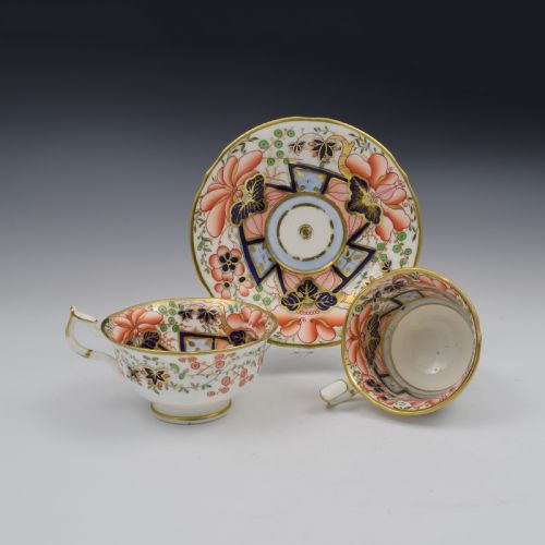 Regency Minton Porcelain Cup & Saucer Trio Pattern 512 C.1830
