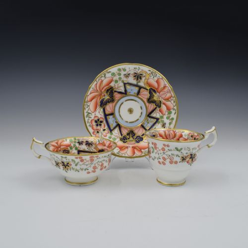 fig 1. Regency Minton Porcelain Cup & Saucer Trio Pattern 512 c.1830