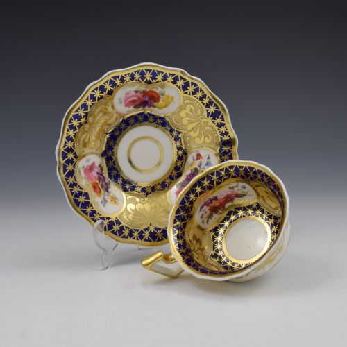 Ridgway Porcelain Tea Cup & Saucer Pattern 2/1114 / 2/1178 C.1820