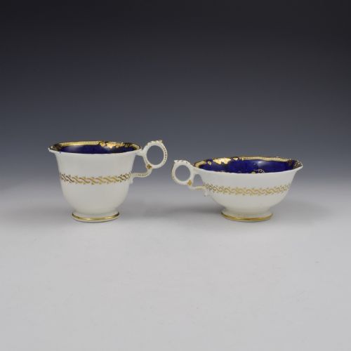 fig 2. Grainger Worcester Porcelain Cup & Saucer Landscape Trio Pattern 1933 c.1835