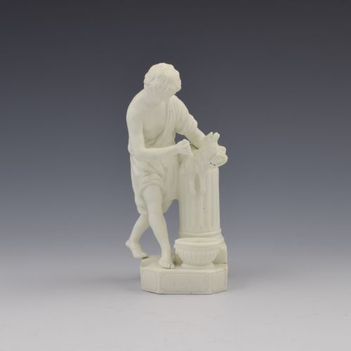 Rare Derby Biscuit / Bisque Porcelain Figure Sacrifice No. 14 C.1775