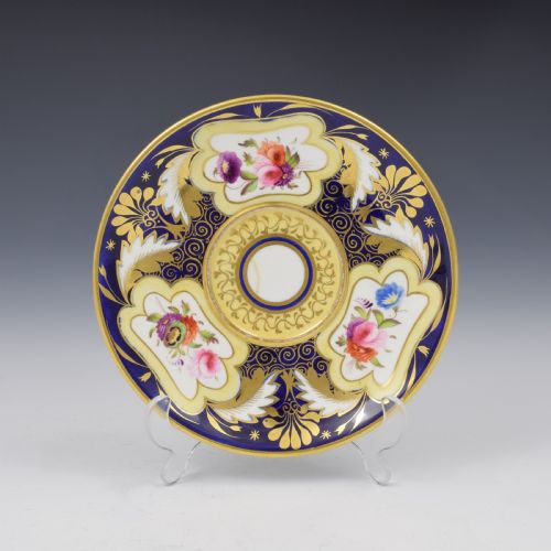 fig 2. H & R Daniel Etruscan Shape Cup & Saucer Trio Pattern 3859 c.1820