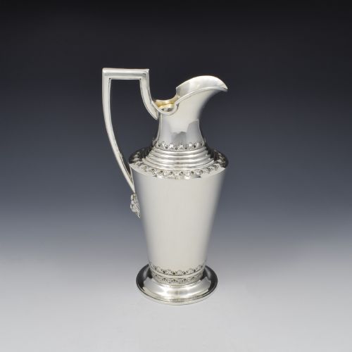 Fine Victorian Silver Claret Jug / Wine Ewer Henry Stratford 1895