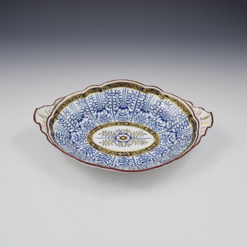 Barr Flight & Barr Worcester Porcelain Large Royal Lily Dessert Dish Centrepiece