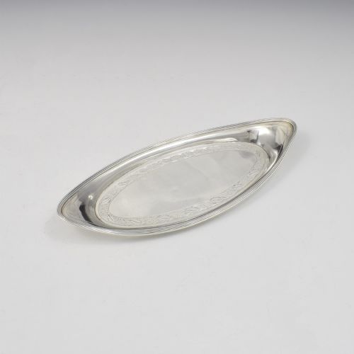 Georgian Silver Candle Wick Trimmer / Snuffer Tray John Emes 1797