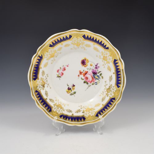Ridgway Porcelain Cake / Tea Plate Pattern 2/1865 C.1825