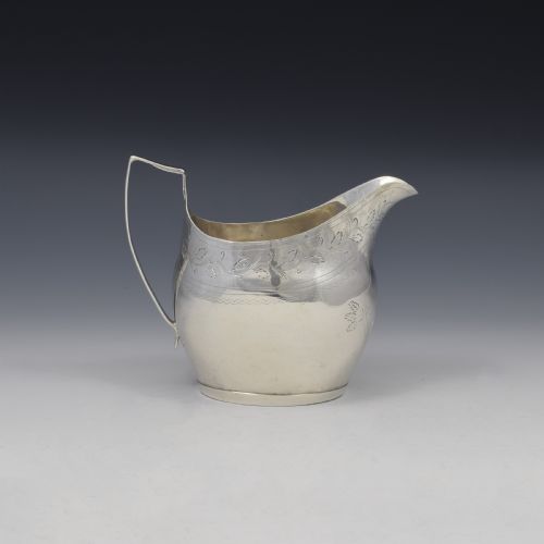 Georgian Provincial Silver Cream Jug Exeter C.1800 Richard Ferris George III
