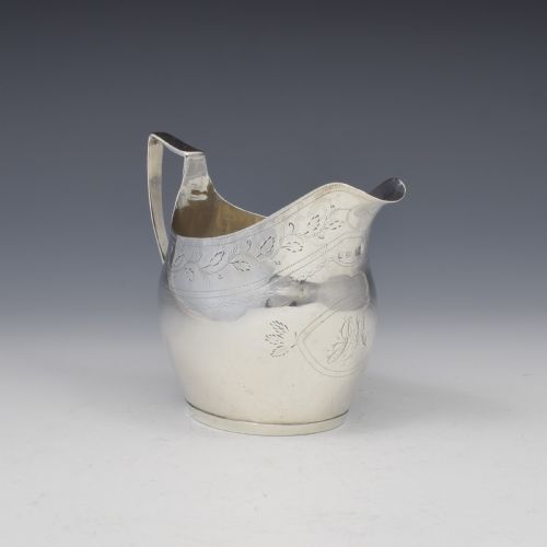 fig 1. Georgian Provincial Silver Cream Jug Exeter c.1800 Richard Ferris George III